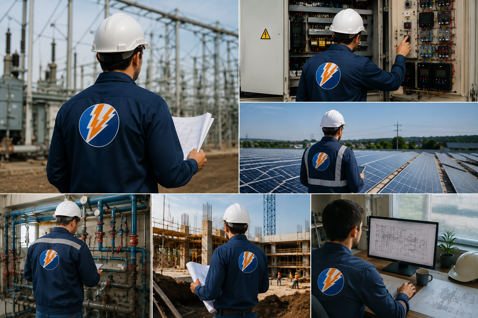 Ingenieros PROYELEC en obra eléctrica